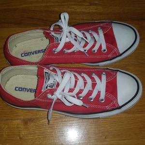 Red Low Top Converse